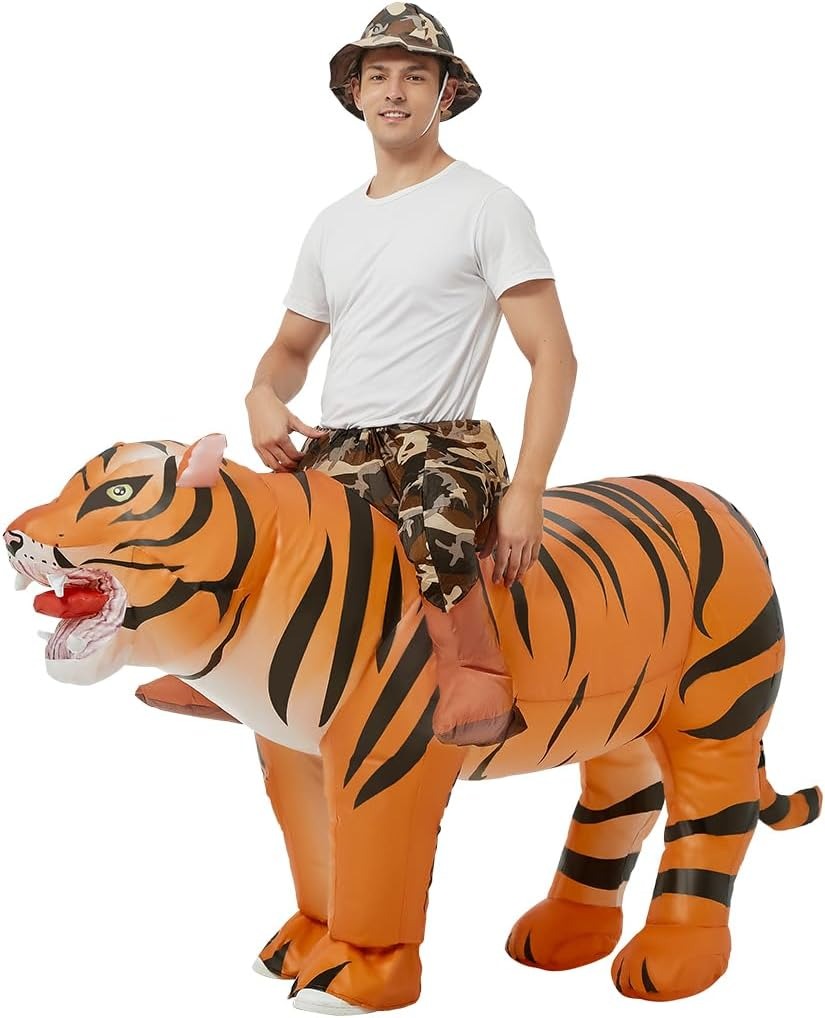 Inflatable Tiger Costume for A - đánh giá và giá Costumes