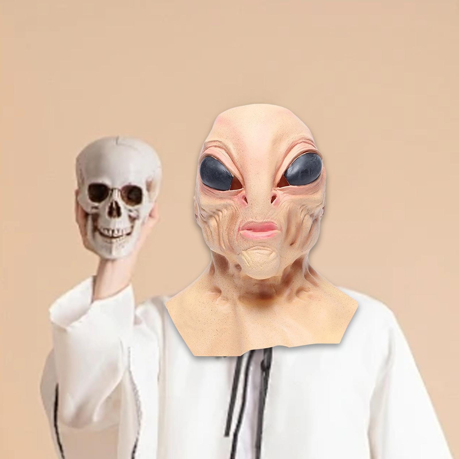 Latex Alien Mask Full Head Cov - đánh giá và giá Latex Alien Mask Realistic