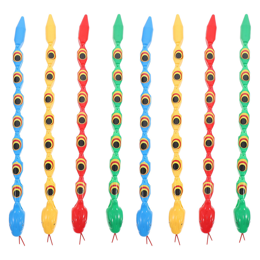 8Pcs Wiggly Jointed Snake Toys - đánh giá và giá Prank Toys